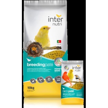 Dist. de Alimentos p/ t/ tipo de Animais | Birds (Pássaros) BREDING PATÉ | Saco de 700g/ 10kg  Alimentos complementar para Pássaros Granívoros em Criação.